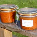Tasting Good Naturally : Bocal de sauce tomates, basilic et piment d'espelette pour l'hiver #vegan