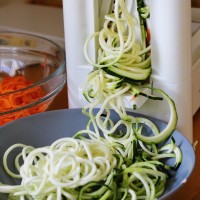 Tasting Good Naturally : Spaghettis de légumes