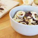 Porridge de l’hiver banane chocolat et sa vidéo #vegan