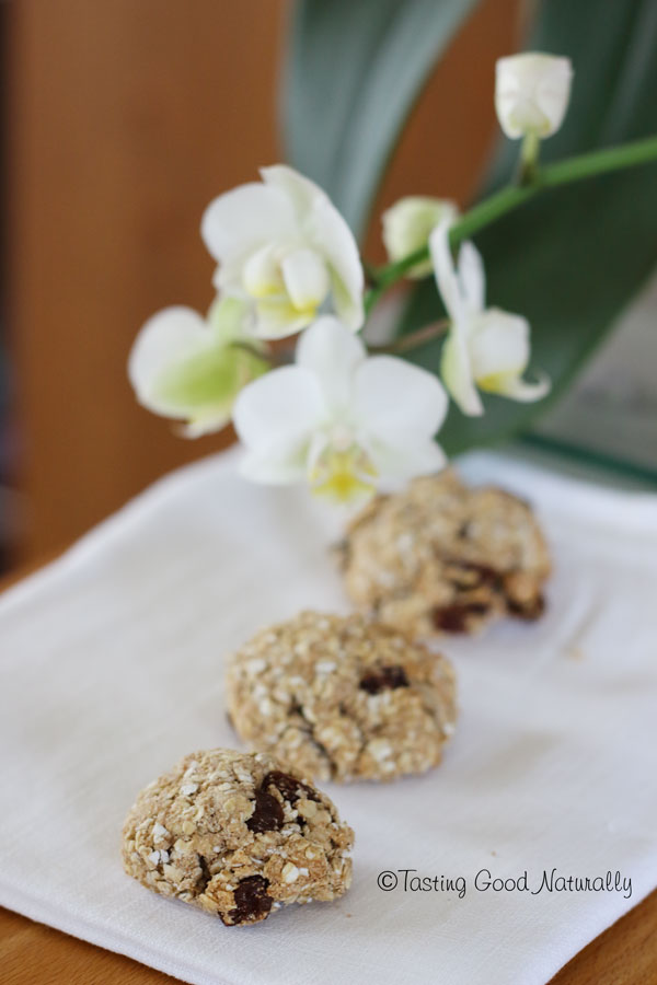 Tasting Good Naturally : Biscuits croquants aux flocons d'avoine et raisins secs #vegan