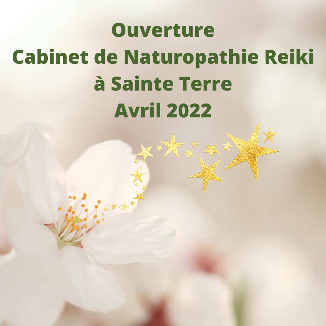 Hélène TURNER : Ouverture Cabinet Naturopathie Reiki Sainte Terre 1